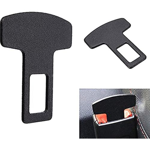 قطعتان من مشبك حزام الأمان للسيارة، مشبك إنذار مطبوع ثلاثي الأبعاد من البلاستيك، ملحق سيارة