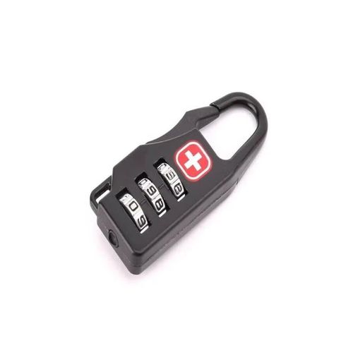 3-Combination Travel Suitcase Code Lock Compatible with Swiss gear bags BlackSilver