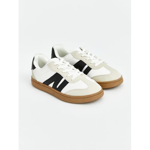Faux Leather Girl's Trainers