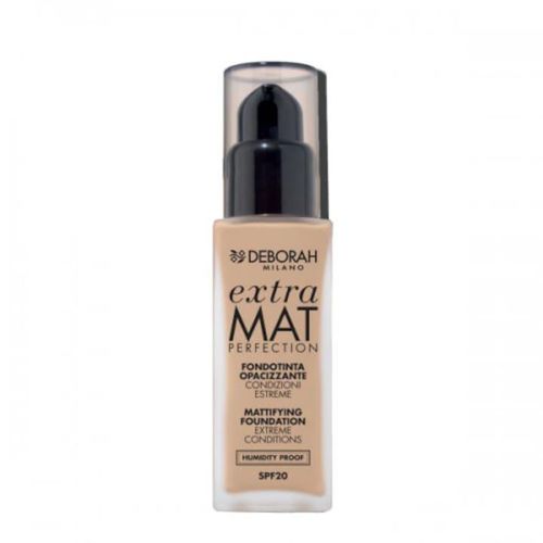 Extra Mat Perfection N.00 Liquid Foundation 30ml – Lightweight Long-Lasting Matte Makeup with SPF 20, Full Coverage, Oil Control, Hydrating Formula for Very Fair Skin