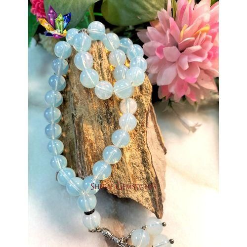 مسبحة أوباليت الطبيعية 33 حبة مصنوعة من الحجر الطبيعي - إسلامية