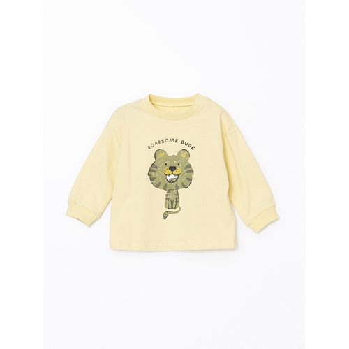 Crew Neck Printed Baby Boy's T-Shirt