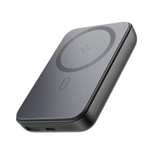 10000 mAh Power Bank - JR-W020 - 20W Mini Magnetic Wireless - DUAL PORTS (USB-A & TYPE-C)