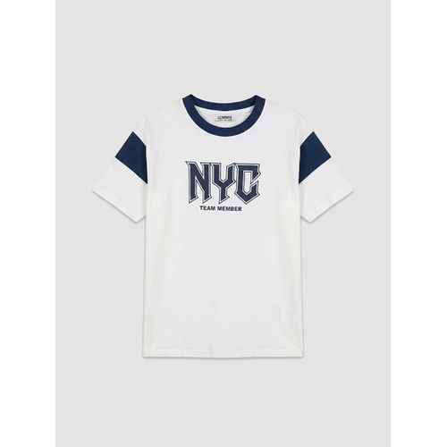 Crew Neck Nyc Printed Boy's T-Shirt