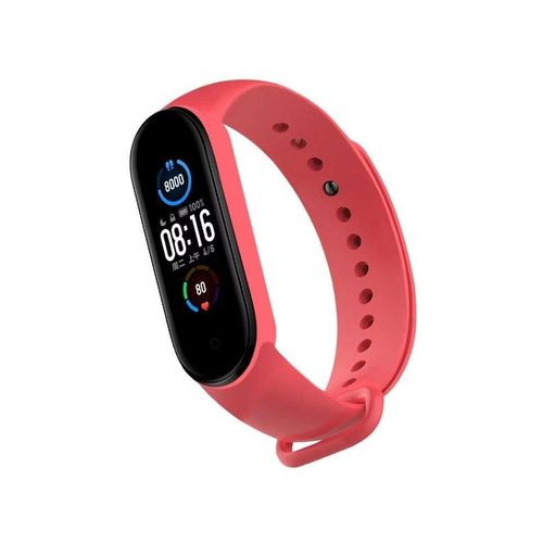 Strap Silicone Band For Xiaomi Mi Band 765 Breathable Strap Replacement Bracelet Watermelon