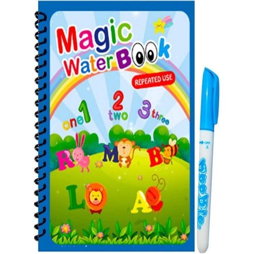 Magic coloring book with water - no mess no stains - fun and educational multiple graphics - boys and girls