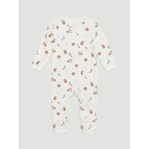 Printed Cotton Baby Girl Jumpsuit