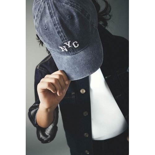 Boy Embroidered Denim Cap