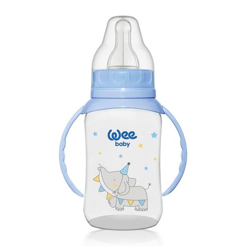Narrow Mouth Classic PP Feeding Bottle with Handles 6-18 Months 150 ML - 1 Pack