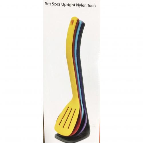 Set 5 Pieces Upright Kitchen Nylon Tools
