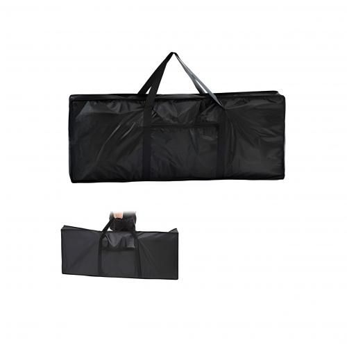MIDI / Keyboard Bag Case Piano Cover For 61 Key / 5 Octaves Keyboards With Handles - Black