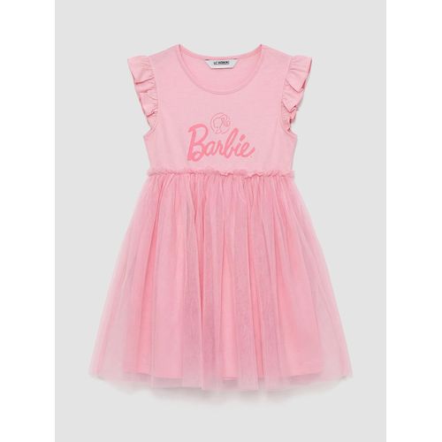 Crew Neck Sleeveless Girl Dress