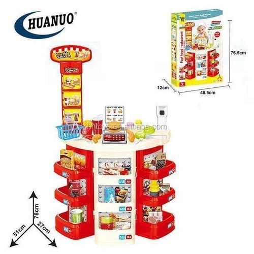 Fast Food Playset for Kids - Over 30 Accessories Included