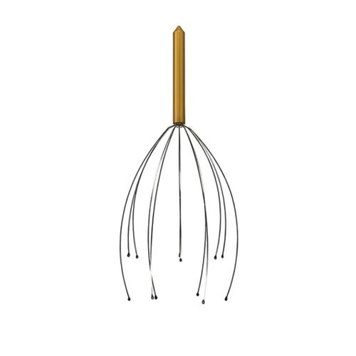 Soothing wired head massager for vein cleansing