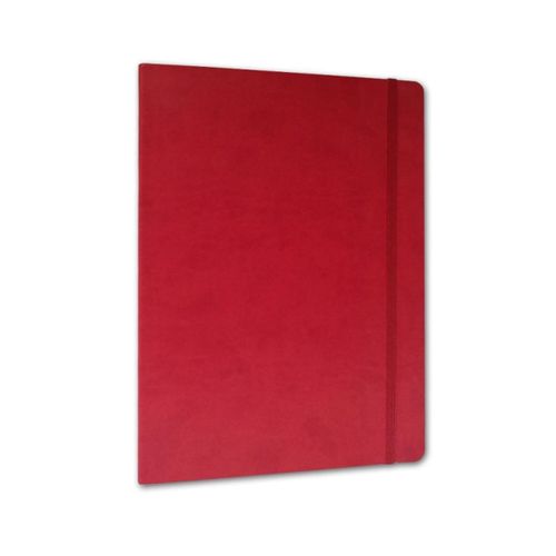 PAPER CONCEPT Executive Notebook Soft cover - Assorted Colors - A4 - Red