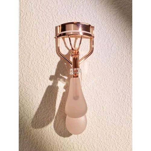 BASIC LIVING Rose Gold Eyelash Curler With Pink Handle