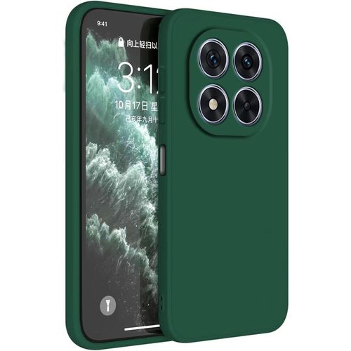 توب مي جراب حماية من السيليكون والبولي يوريثين الحراري لموبايل بوكو M8 برو 5G / ريدمي نوت 15 برو بلس 5G / نوت 15 برو بلس 5G (6.83 انش) - اخضر داكن