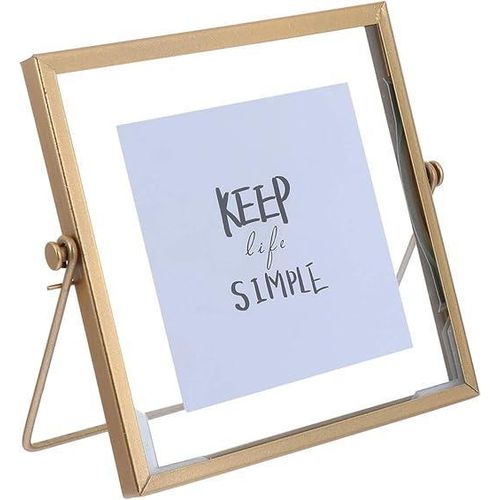 Metal Geometric Picture Frame Classic Mirrored Frame with Deep Slanted Angle Wall Decor Display Photo Gallery and Wall Art