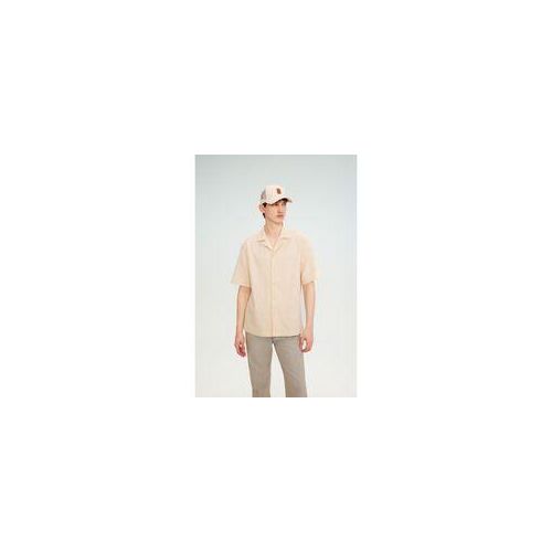 Man Young Woven Top - Stone - STONE - M