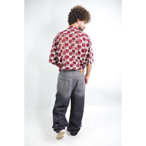 Men's wide-leg jeans