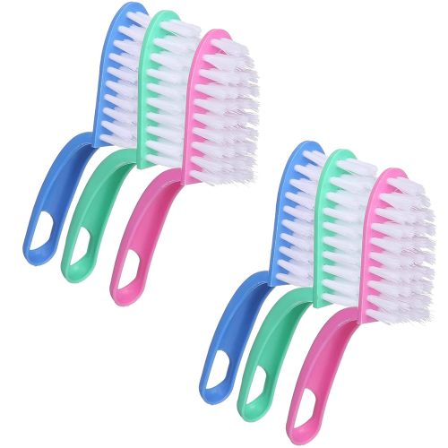 فرشاة تنظيف الأسماك متعددة الاستخدامات - مجموعة 6 قطع بألوان عشوائية