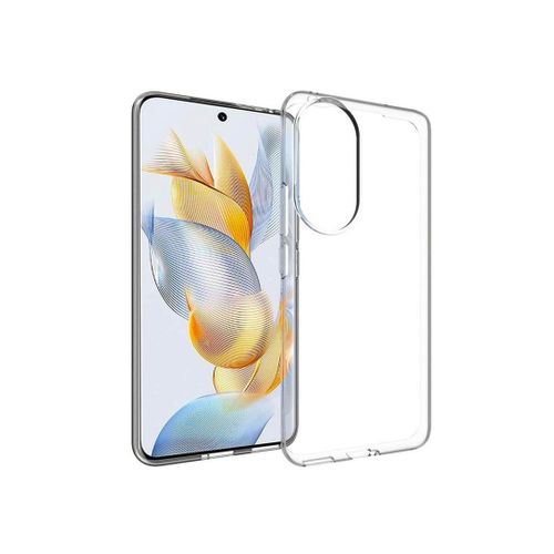 Case Compatible with Honor 90 Case Crystal Clear Soft TPU Gel Case Flexible Silicone Anti-Scratch Camera Protection Transparent TPU Cover - Clear