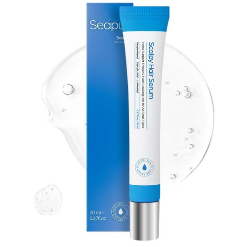 Scalpy Hair Growth Serum for Men Women for Hair Loss Thinning Scalp Treatment with Salicylic Acid Menthol Dexpanthenol Non-Greasy Lightweight Exfoliates Dandruff Soothes Itch