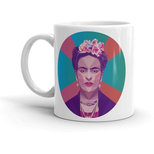 Frida Kahlo Ceramic Mug - Multicolor