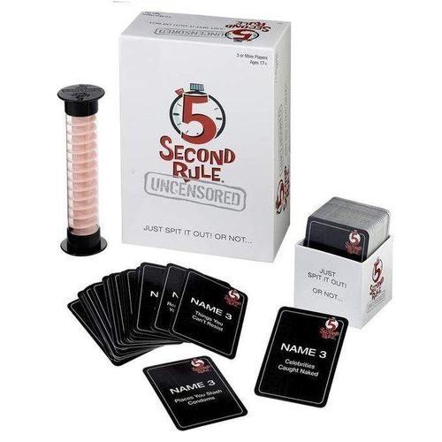 5 Second Rule Uncensored - Fun Card Game For Game Night With Friends