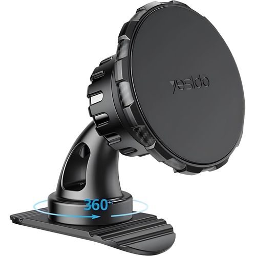 Dual Magnetic Car Phone Holder, Use on Air Vent or Direct Adhesive, Flexible and Secure Stand, Strong Hold for All Phones, Easy Installation C153