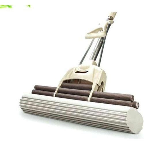 Super absorbent mop - PVC plastic sponge mop with four rotating foam pads, designed for efficient all-purpose floor cleaning in your kitchen and throughout your home.