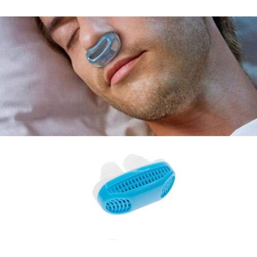 Silicone Anti Snoring Nose Clip with Replaceable Air Filter – Reusable Nasal Breathing Aid for Improved Airflow, Comfortable Sleep and Dust Filtration for Men and Women