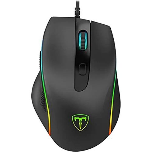 T DAGGER TGM208 COLONEL RGB Gaming Mouse 6,400 DPI Optical Sensor 6 Programmable Buttons