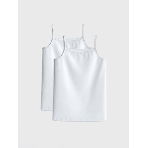 Square Neck Strappy Girl Vest 2-Packs