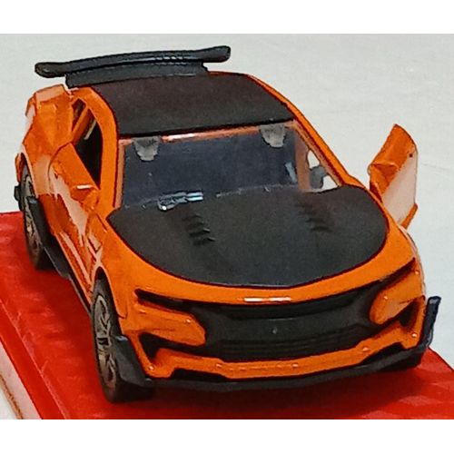METAL ORANGE CAR TOY