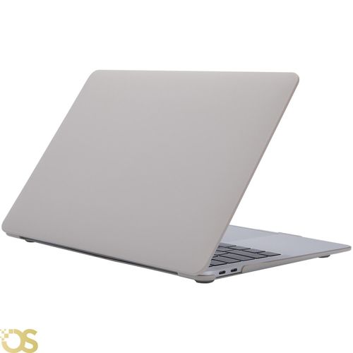 Hard Shell Case for MacBook Air 15-inch Compatible with MacBook Air 15 models A3241 M4 2025, A3114 M3 2024, A2941 M2 2023 (Cream COVER ROK GREY WITH screen protector)