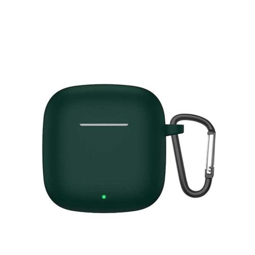 Silicone Case Compatible with Huawei Freebuds SE 2 Earbuds, Soft Silicone Protective Case Cover, Shockproof Sleeve with Carabiner (Green)