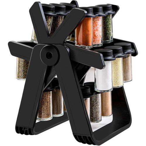 18-piece rotating spice set for spices and seasonings