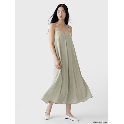 V Neck Strappy Dress
