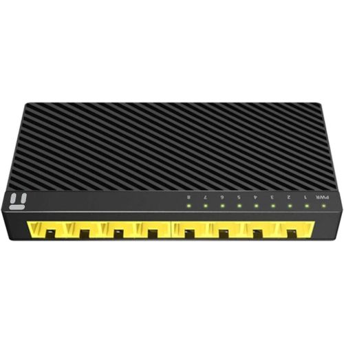 ST3108GC 8-Port Gigabit Ethernet Network Switch 10-100-1000Mbps RJ45 Ports Auto MDI-MDIX 135x625x18mm DC 5V