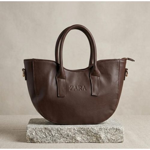 Woman elgent soft Leather brown Bag