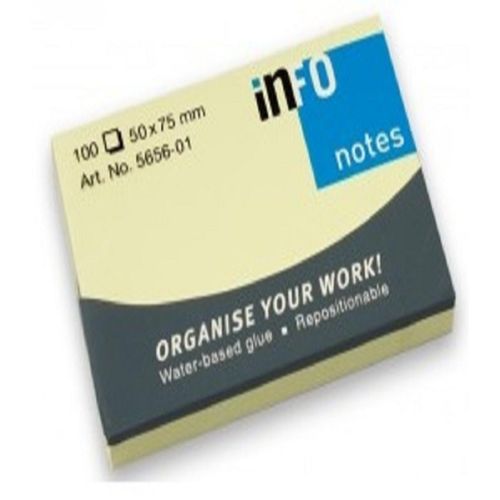Yellow Sticky Notes 50 X 75 MM