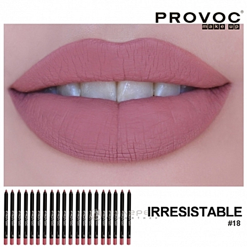 Provoc Semi Permanent Gel Lip Liner - 18 