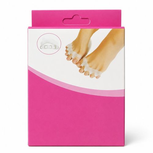 Multicolor Silicone Toe Separator 5 Holes High Elastic Bunion and Hammer Toe Corrector Two Pieces