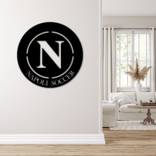 Home Decor - Napoli Logo - Easy to Install - Artistic Piece for Teen Rooms