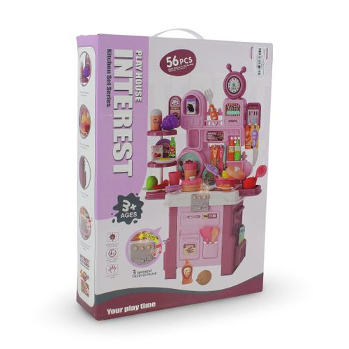 Interest Play House Kitchen Set – 56 Pcs