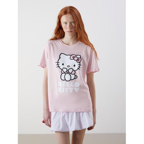 Crew Neck Hello Kitty Licensed Women's T-Shirt