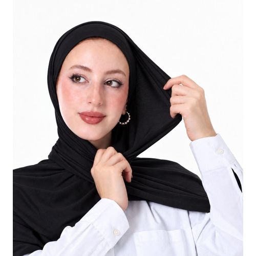 scarf Pure gel with an under-scarf-Very comfortable material.