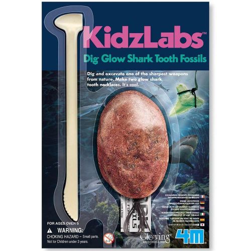 Kidzlabs Dig Glow Shark Tooth Fossils - 05918
