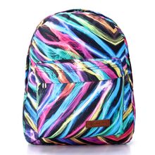 Colorful Zipped Fashionable Backpack